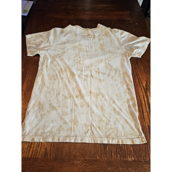 The North Face‎ Men's Lg Short Sleeve Brown Tie Dye Box Logo Crew T-Shirt (A379) - Picture 6 of 6